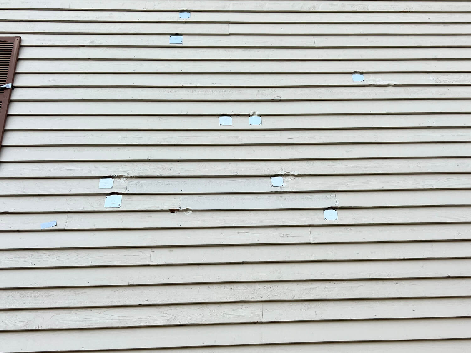 Siding Damaged by Woodpeckers