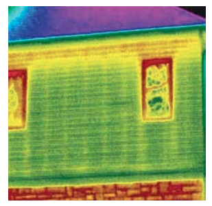 Transfer of Heat through a Wall of a House without Insulated Siding