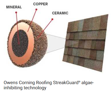 Owens Corning StreakGuard Algae Protection