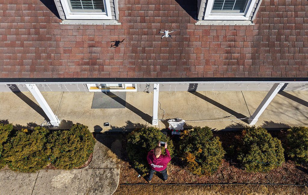 Roof Inspection Using a Drone