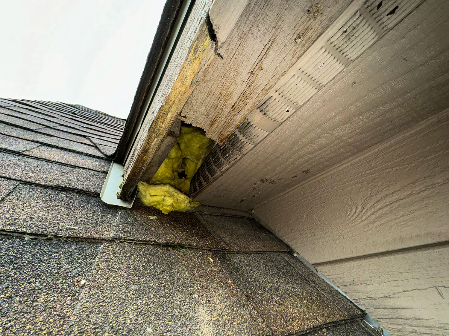 Before Soffit Repair